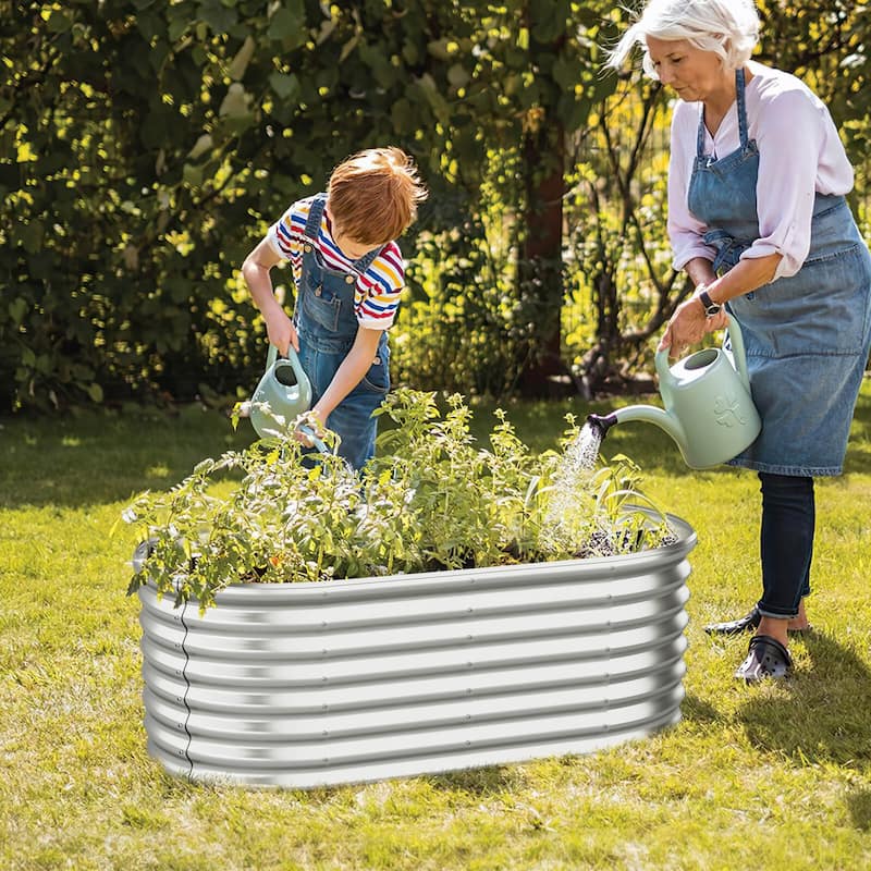 Costway 2 PCS Raised Garden Bed Kit Planter Raised Garden Boxes - See Details