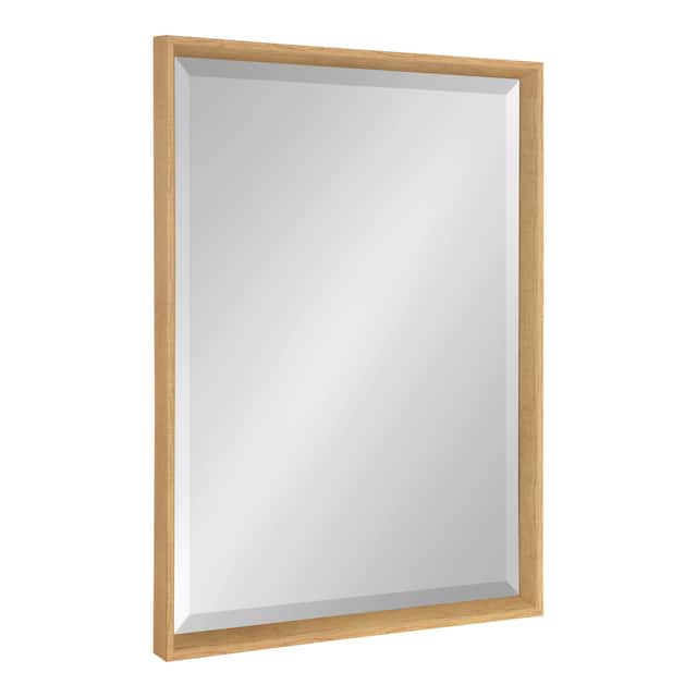 Kate and Laurel Calter Glam Framed Wall Mirror - 23.5x29.5 - Natural