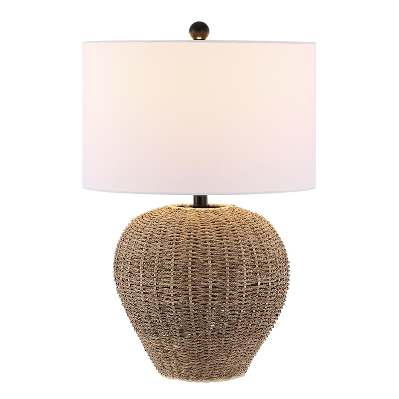 SAFAVIEH Lighting Leigh 26" Table Lamp - 16" W x 16" D x 24" H - 16Wx16Dx24H
