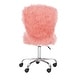 preview thumbnail 25 of 52, Clara Faux Fur Armless Office Chair