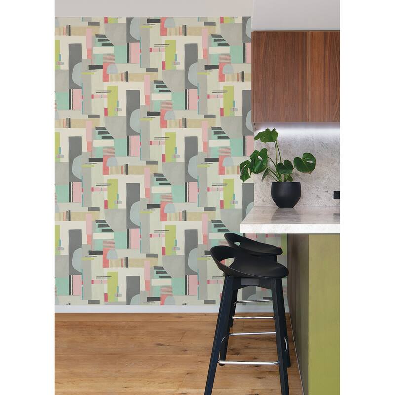 Rhodes Pastel Blocs Wallpaper