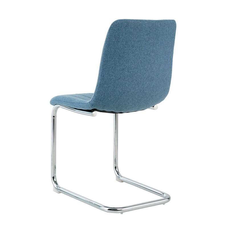 Modern/Simple Dining Chairs with Sliver Metal Base Set of 4