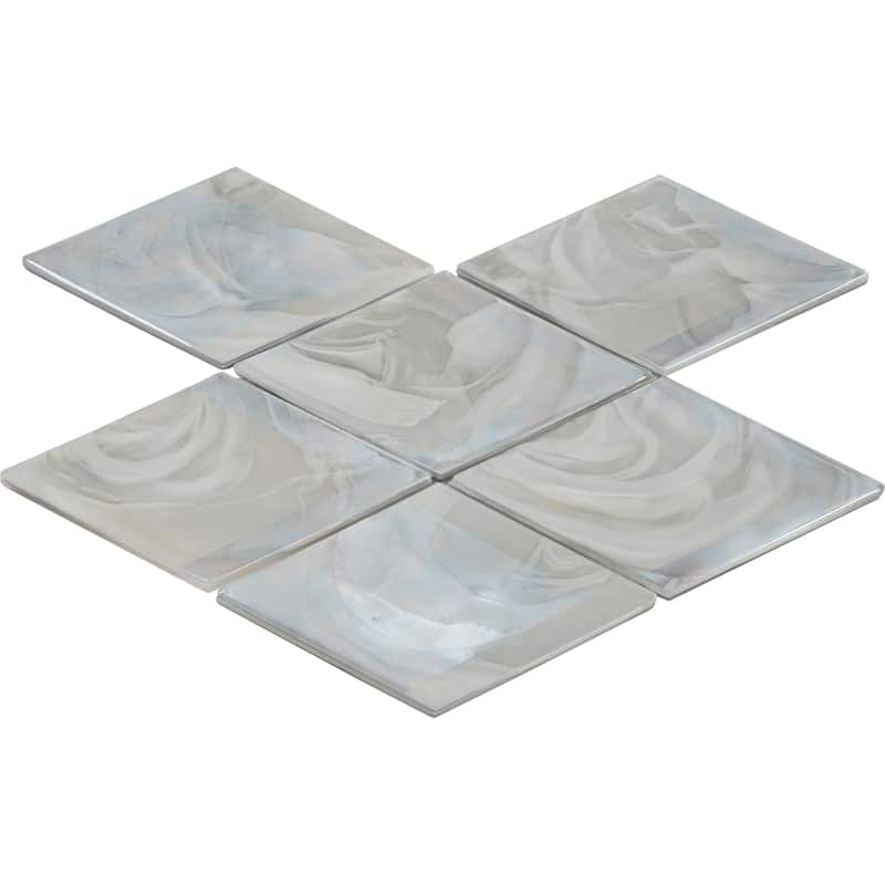 Daltile Starcastle 3" x 6" Diamond Scale Glass Wall Mosaic (15 PC Per Carton) (7.50 SQFT Per Carton)