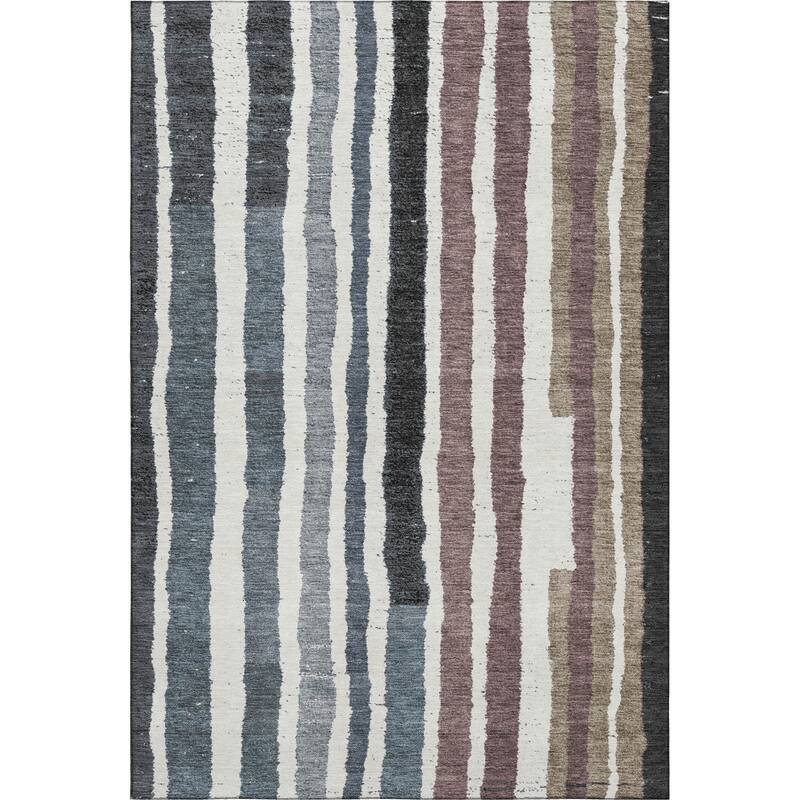 Premium Washable Super Soft Modern Stripe Mayfield Rug