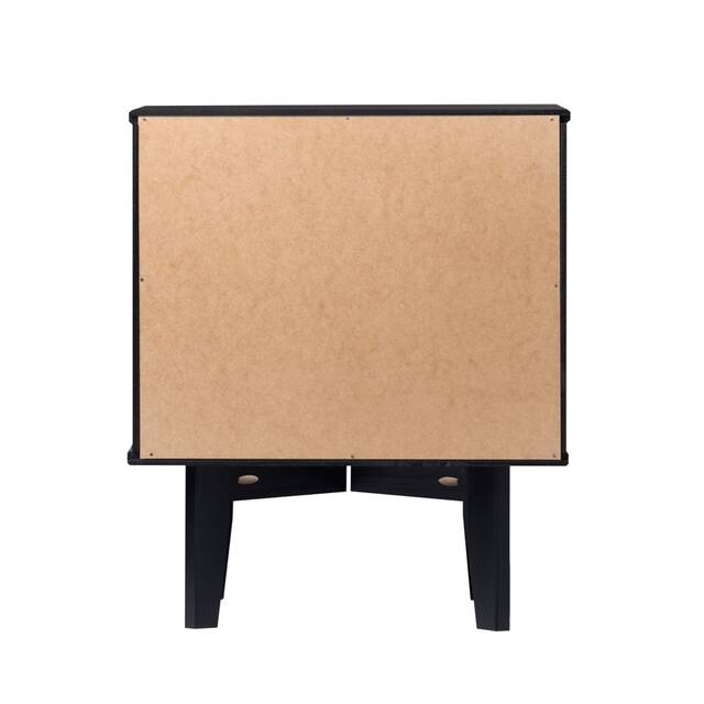 Middlebrook Mid-Century Solid Wood 2-Drawer Nightstand