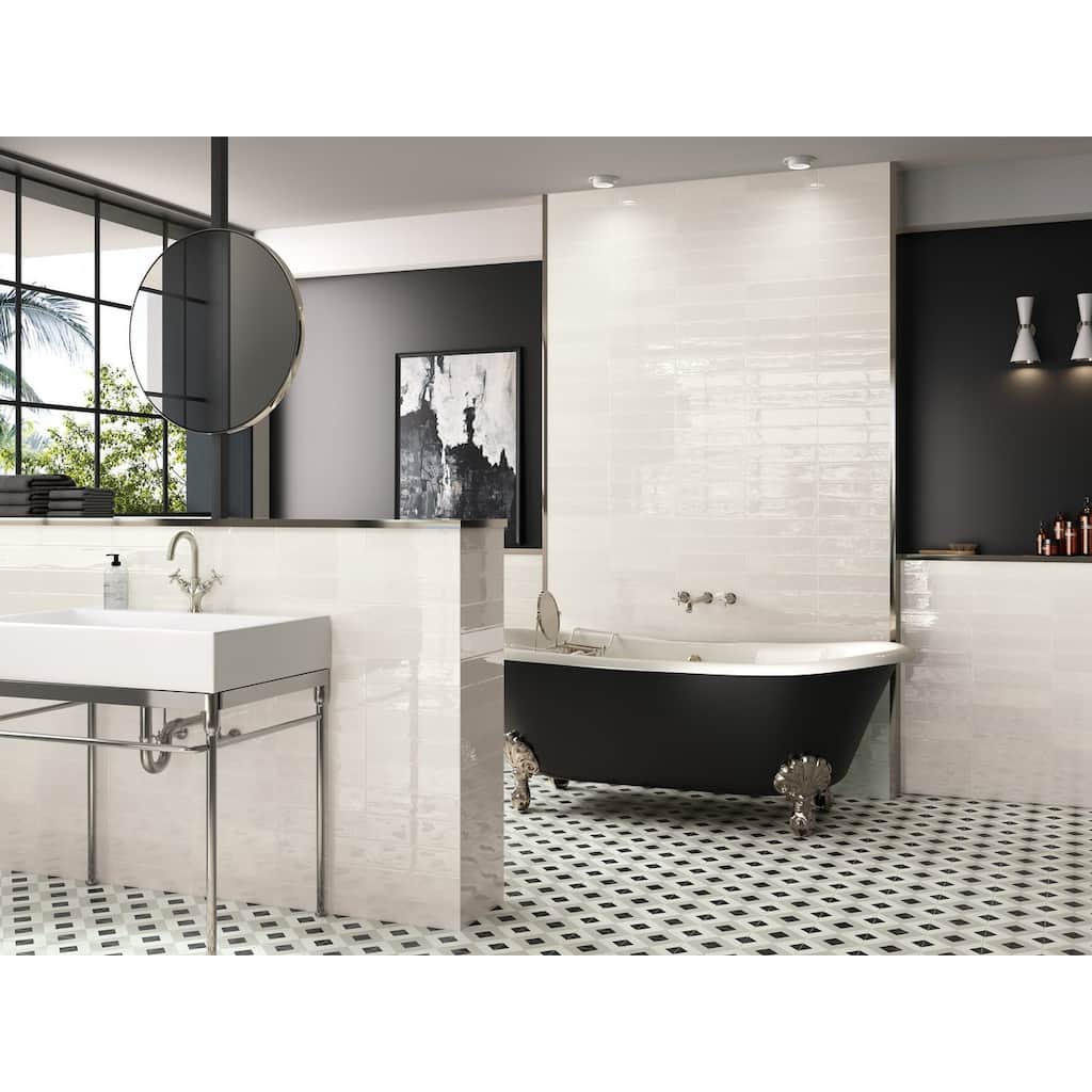 BATCH | Perth 6x6 "Astone" | Porcelain Floor & Wall Tile | Black