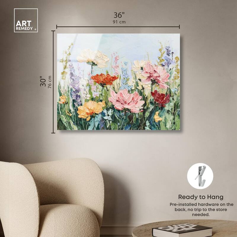 Summer Abundance III Acrylic by Art Remedy, Ready to Hang