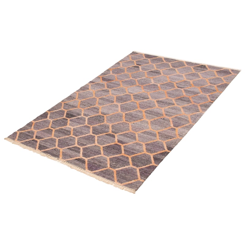 Ankara FW Grey Kilim 5'2" x 7'10" - 5'2 x 7'10