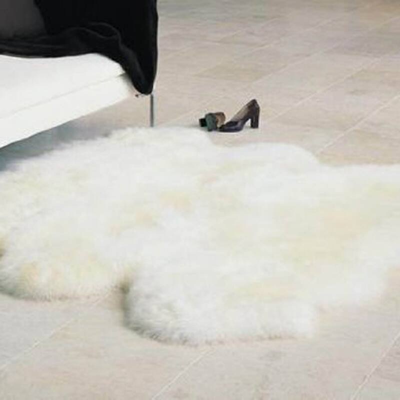 Silver Orchid Nansen Genuine Soft Australian Sheepskin Rug