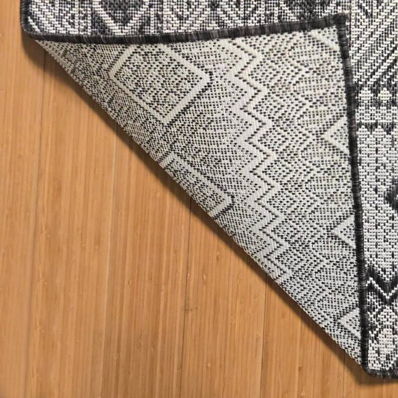 Tropea Darcy Indoor Outdoor Flatweave Area Rug Boho Geometric Polypropylene