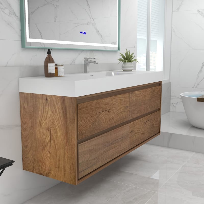 Morava 60" Floating Vanity with Single Sink - 60