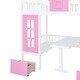 preview thumbnail 26 of 34, Stairway Bunk Bed w/Changeable Table, Turn into Upper Bed & Down Desk