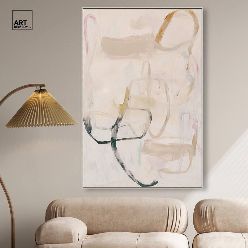 Faded Outlines I Canvas by Art Remedy