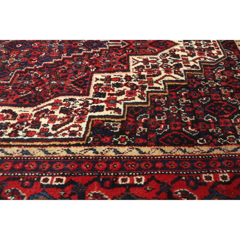 ECARPETGALLERY Hand-knotted Kayseri Vintage Dark Navy Wool Rug - 3'11 x 4'10