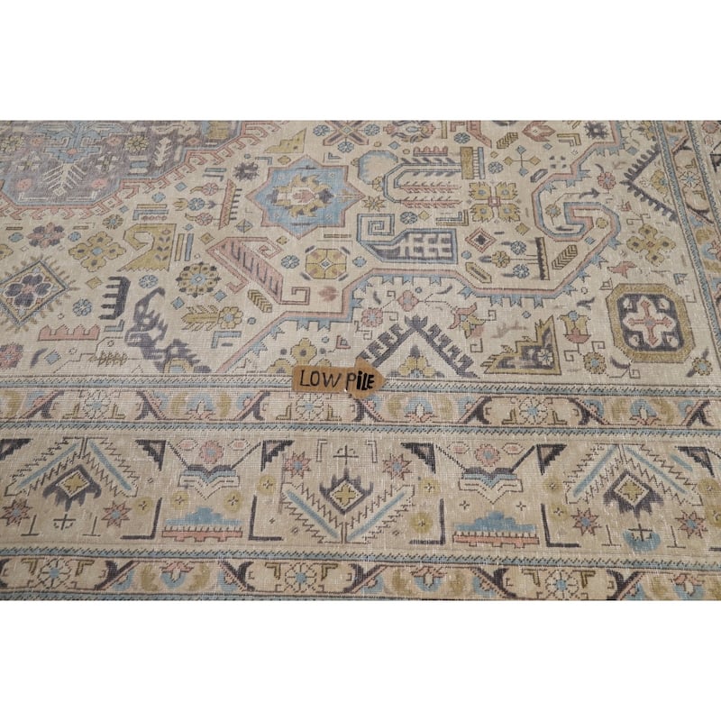Beuge Tabriz Persian Rug Traditional Hand-Knotted Wool Carpet - 8'8"x 11'2"