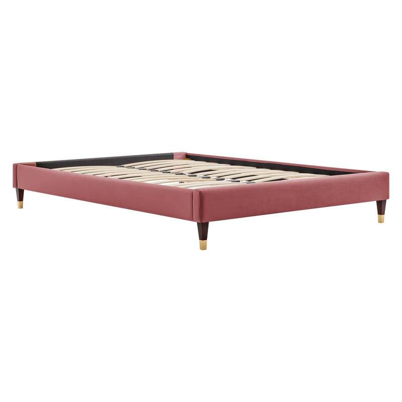 Adelaide Performance Velvet King Platform Bed