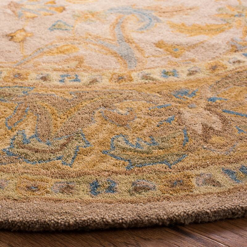 SAFAVIEH Handmade Anatolia Nuala Traditional Oriental Hand-spun Wool Rug