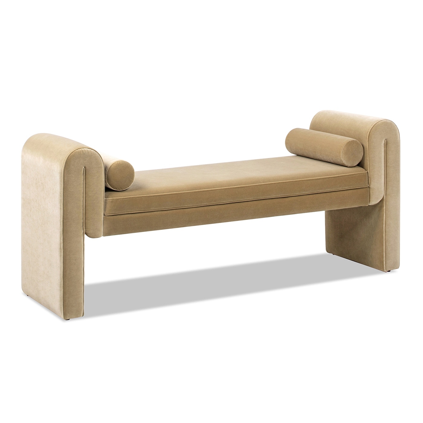 Modern Beige Chaise Lounge - Stylish Seating