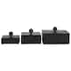 Option Black Set of 3 - 6.1"W ,5.7"H