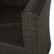 preview thumbnail 13 of 16, Darius Outdoor Wicker Aluminum Swivel Club Chair with Cushion (Set of 2) by Christopher Knight Home