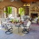 preview thumbnail 9 of 24, Arden Selections Aurora Damask Outdoor Chaise Lounge Cushion