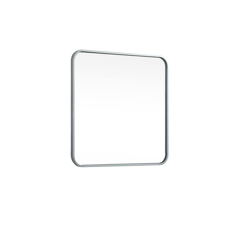 Indigo Home Soft corner metal square mirror 24x24 inch