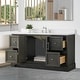preview thumbnail 12 of 29, Vanity Art 60" Single Sink Bathroom Vanity with Top & Backsplash