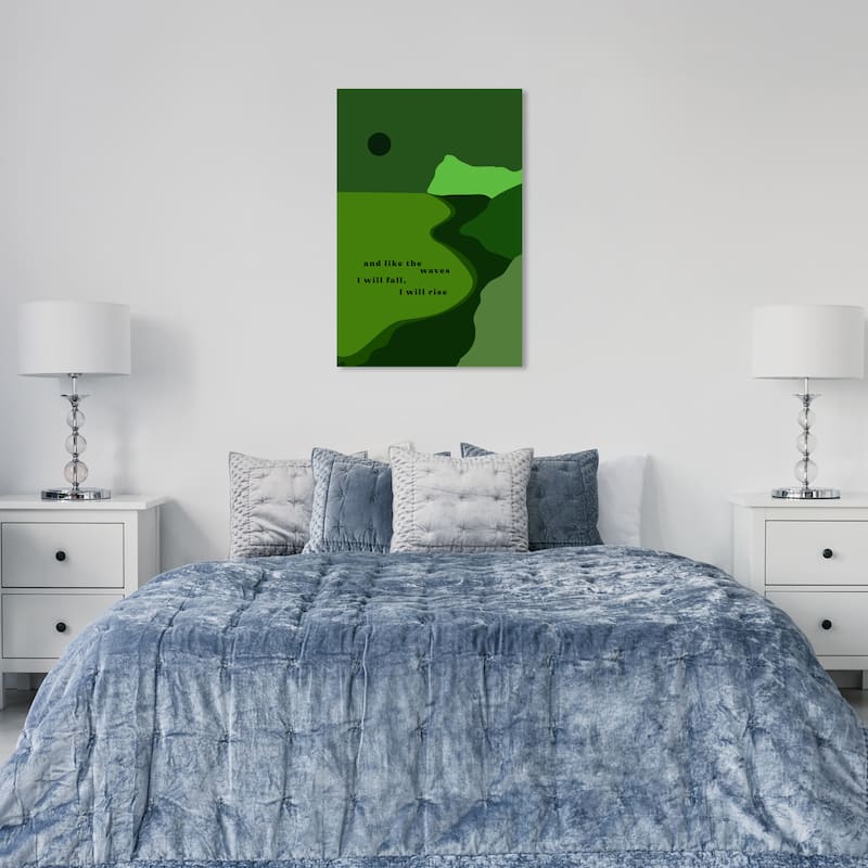 Wynwood Studio Canvas Typography and Quotes The Purple Abundance Purple and Modern & Contemporary Wall Art Canvas Print - 36 x 24
