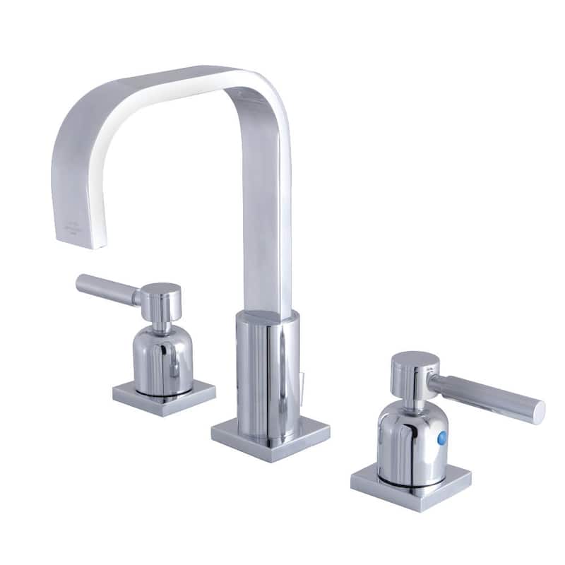 Kingston Brass Concord 1.2 GPM Widespread Bathroom Faucet with Pop-Up - Polished Chrome