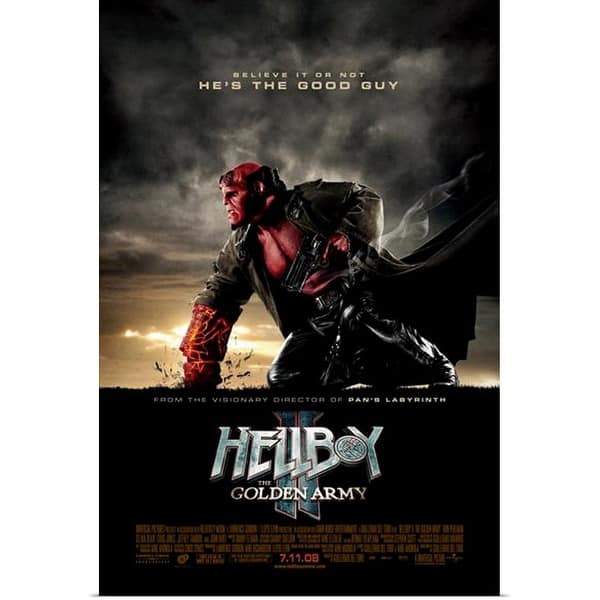 Hellboy 2 The Golden Army - Movie Poster" Poster Print - Multi - Overstock  - 24133824