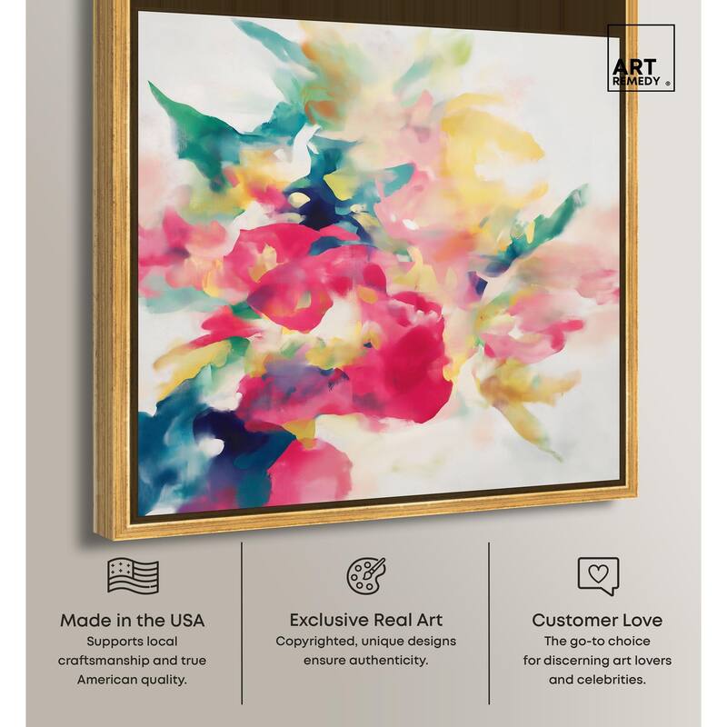 Essence of a Flower II Canvas by Art Remedy
