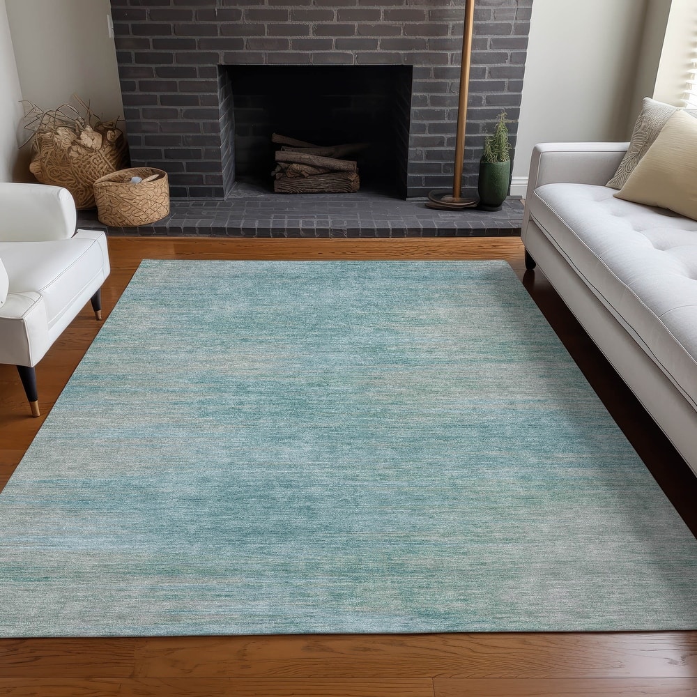 Premium Washable Super Soft Solid Ombre Mayfield Rug