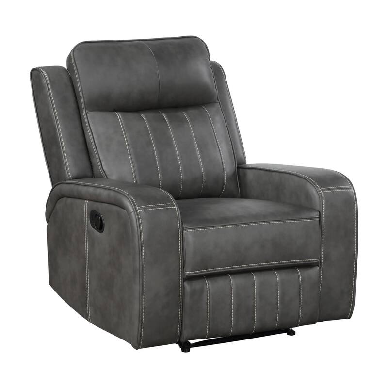 Forrest 3-piece Grey Motion Reclining Sofa Set