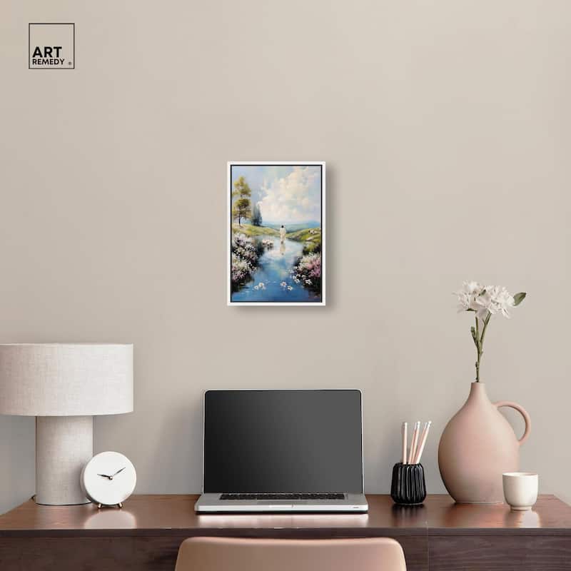 Caretaker's Calm Crossing I Canvas by Art Remedy