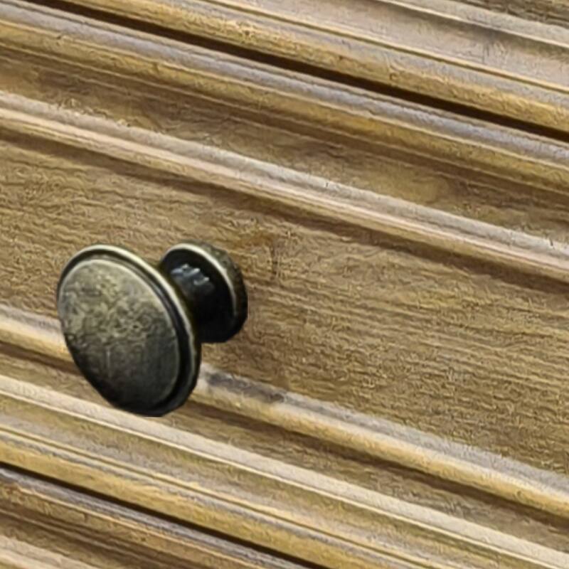 Nightstands with Drawers & Hidden Pull-Out Shelf & Metal Handle