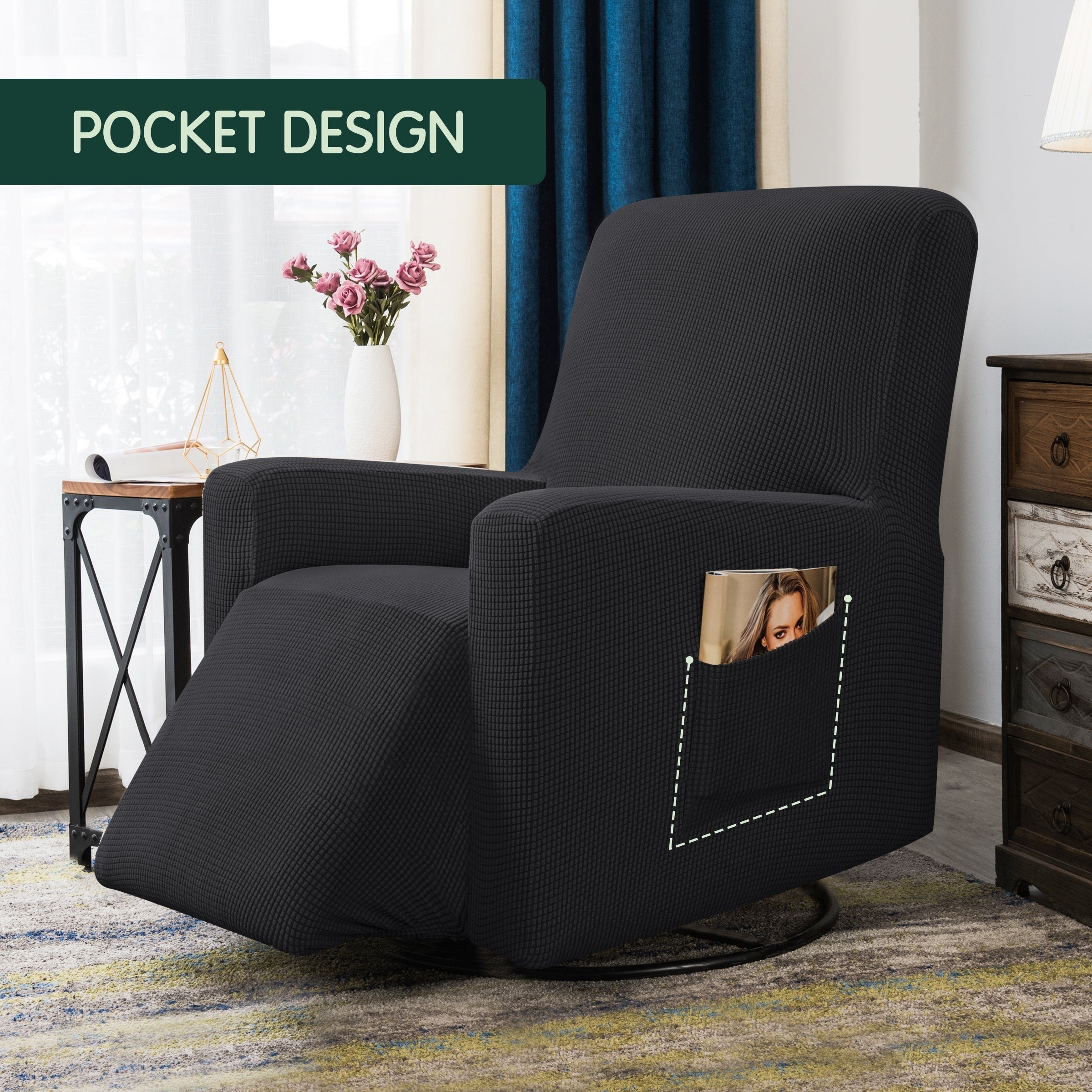 Stretchable on sale recliner covers