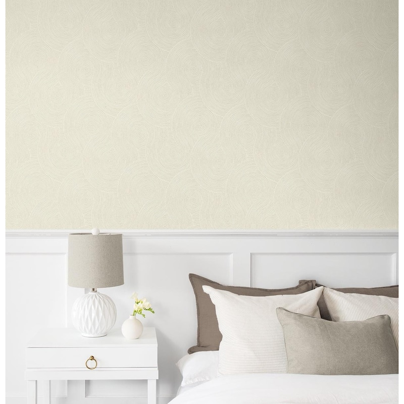 NextWall Swirl Geo Peel and Stick Wallpaper