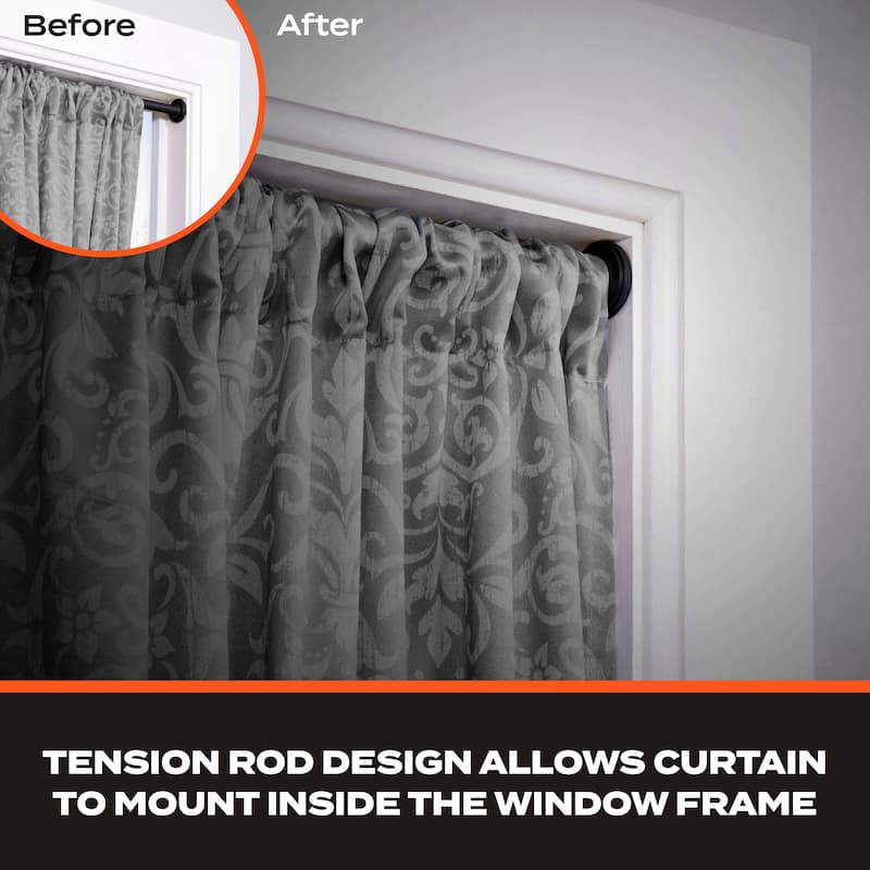 Sun Zero 5/8" Room Darkening Tension Rod - 28-60