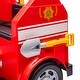 preview thumbnail 16 of 18, 12V Electric Ride On Fire Truck with Realistic Lights, Sounds, Interactive Fire Tools, Safe Slow Start,for Kids 3-7.