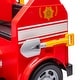 preview thumbnail 16 of 18, 12V Kids Ride On Electric Car.Fire Engine Shape Design with Early education function Red
