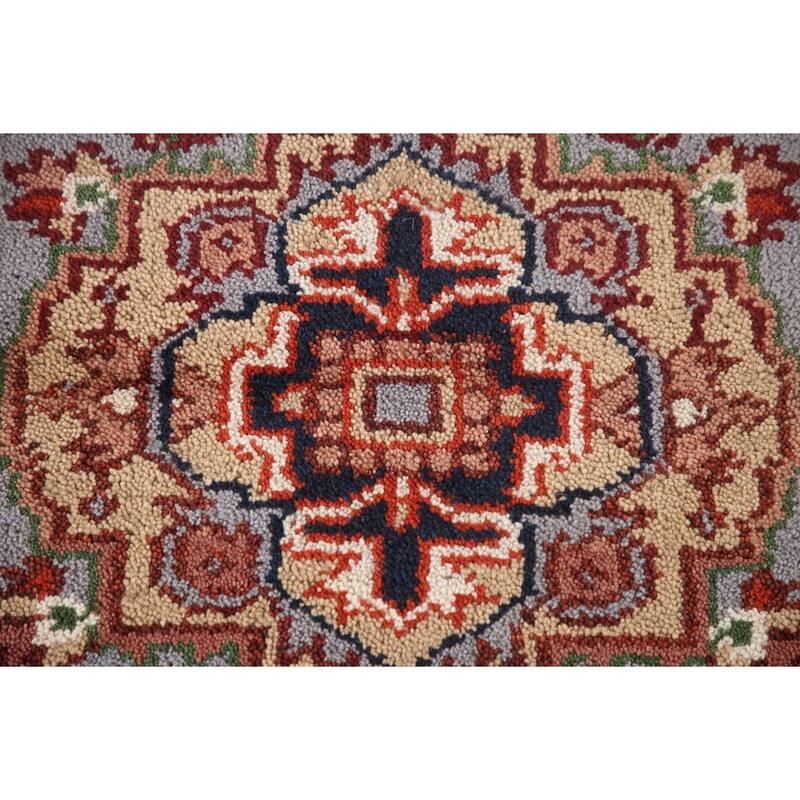 Heriz Serapi Oriental Runner Rug Handmade Wool Carpet - 2'8"x 7'11"