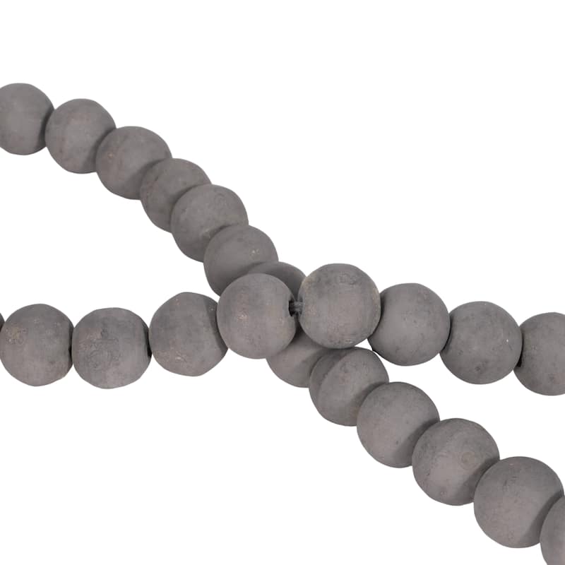 45"Lx1" Diameter Wood Beads, Bohemian Macrame Wall Decor and Home Accent for Living Rooms, Bedrooms - 45" x 1" x 1"