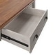 preview thumbnail 28 of 26, Oaklyn Antique 1-drawer Desk with Charging Station by iNSPIRE Q Classic