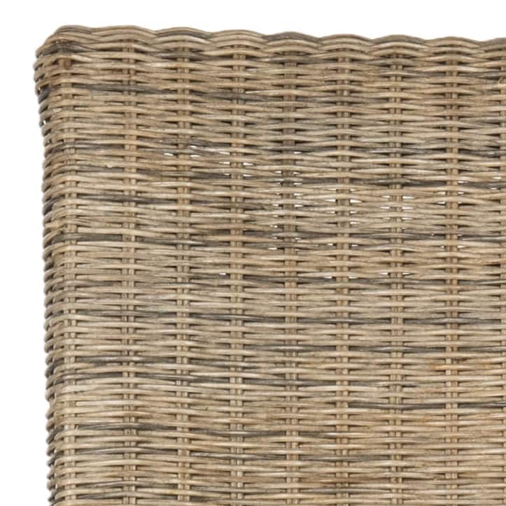 SAFAVIEH Jorine Grey Wicker Dining Chair (Set of 2) - 18.1" x 13.2" x 40.1" - 18Wx13Dx40H