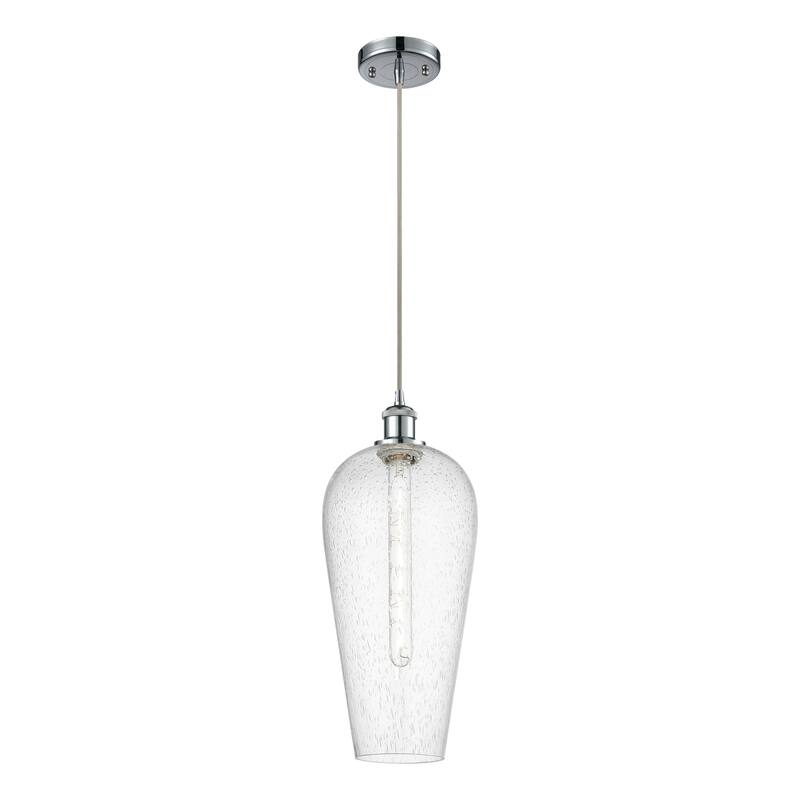 Innovations Lighting Endless Possibilities Ballston - Chelsea - 1 Light 8" Cord Hung Mini Pendant - Polished Chrome/Seedy
