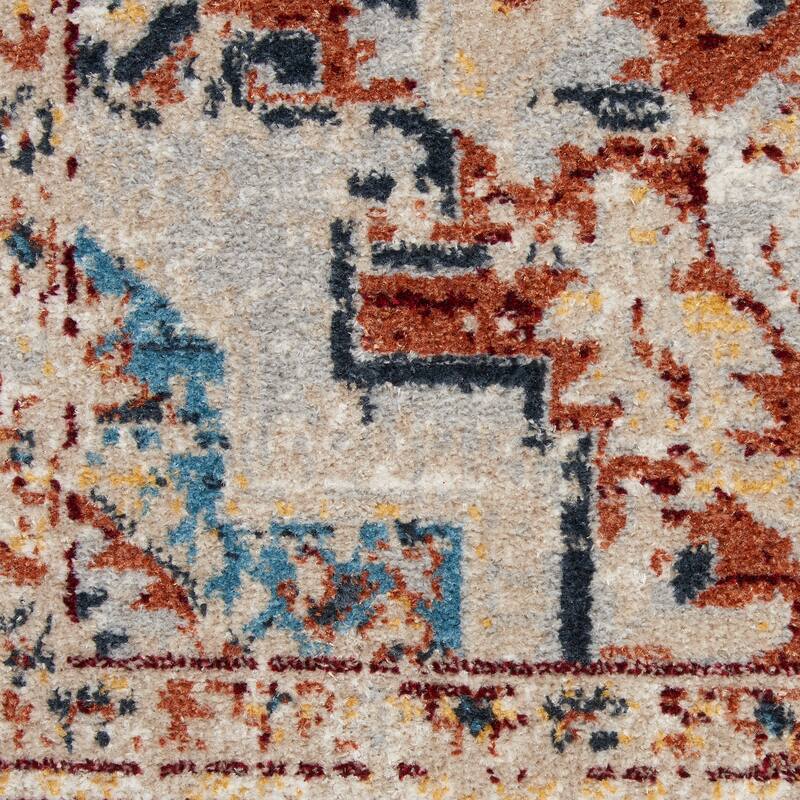Nourison Geneva Traditional Bordered Area Rug.