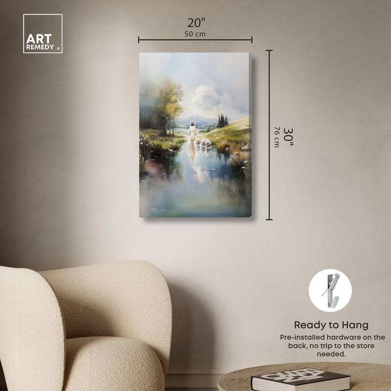 Caretaker's Calm Crossing II Canvas by Art Remedy, Gallery Wrapped