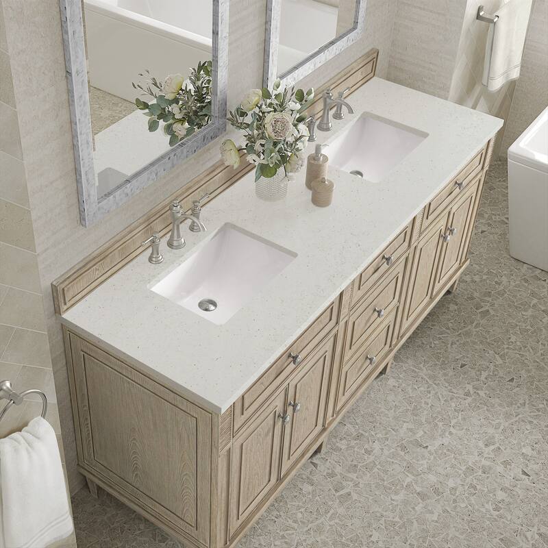 James Martin Vanities 424-V72-3LDL Lorelai 72" Double Basin Wood