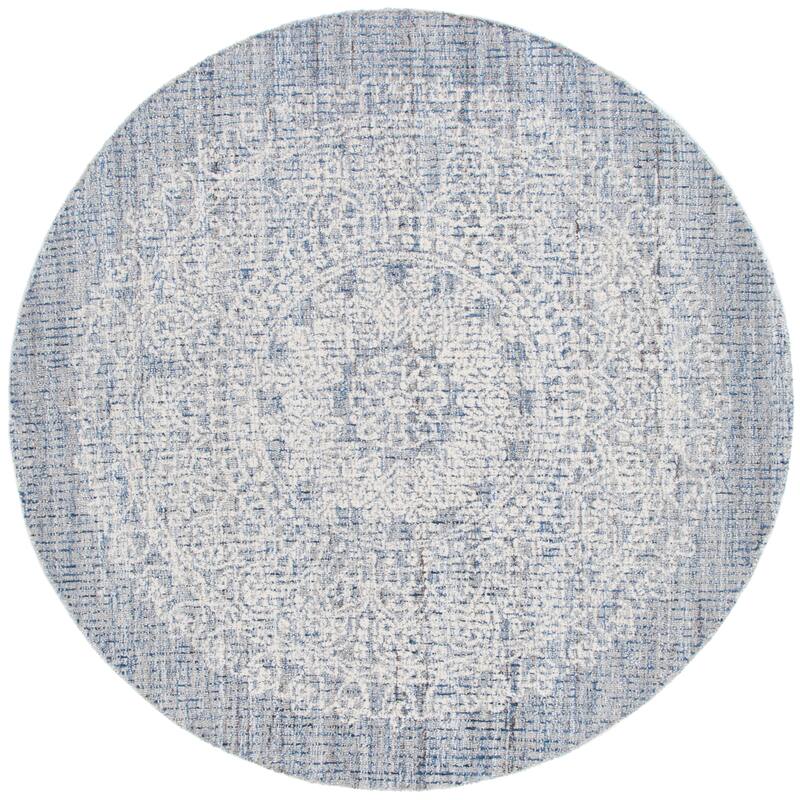 SAFAVIEH Handmade Ebony Satoko Medallion Wool Rug
