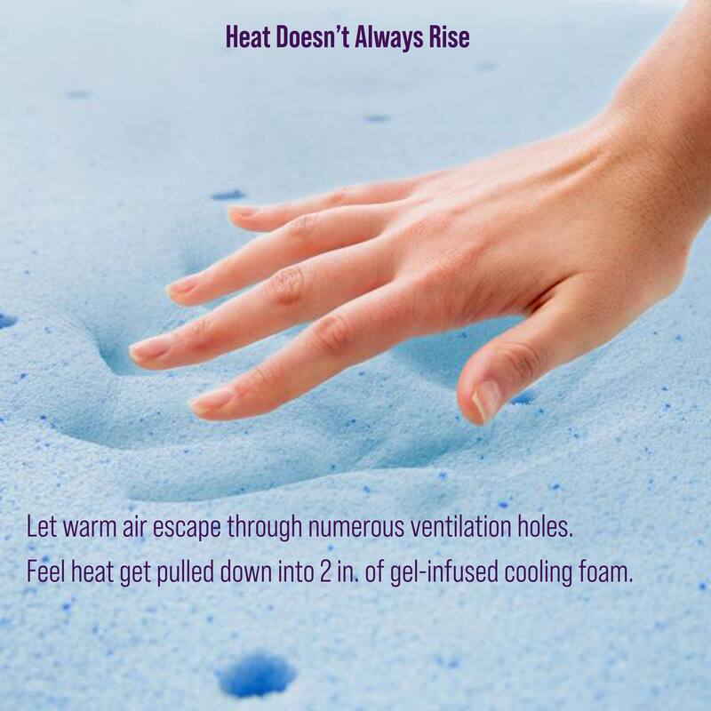 NapQueen Elizabeth 8" Cooling Gel Memory Foam Mattress